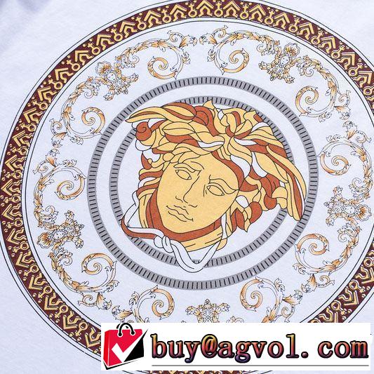 爽やかカジュアル人気 VERSACE ヴェルサーチ 半袖Tシャツ 2色可選 【2019年】夏のファッション