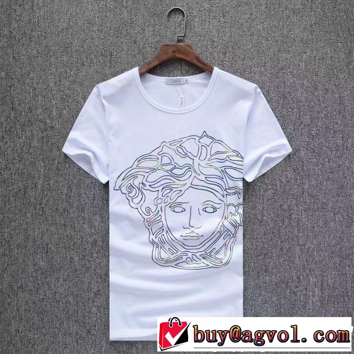 最近のトレンドアイテム VERSACE ヴェルサーチ 半袖Tシャツ 3色可選 《2019年》今、注目のストリート