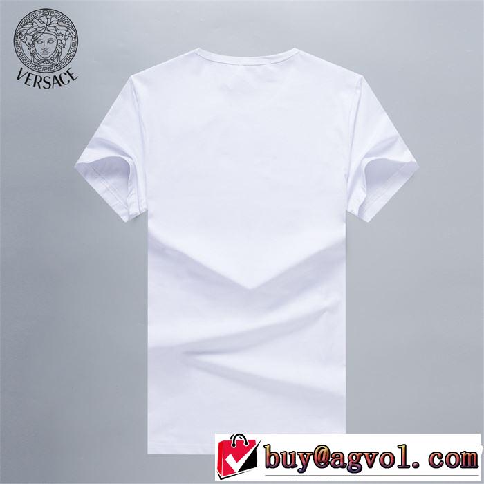 3色可選 半袖Tシャツ 人気ストリートブランド新品 2019年最新ファッション VERSACE ヴェルサーチ