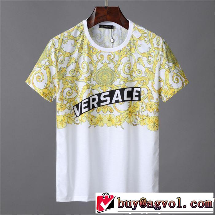 2色可選 半袖Tシャツ VERSACE ヴェルサーチ  2019年春夏のトレンドアイテム 季節感をプラス人気商品