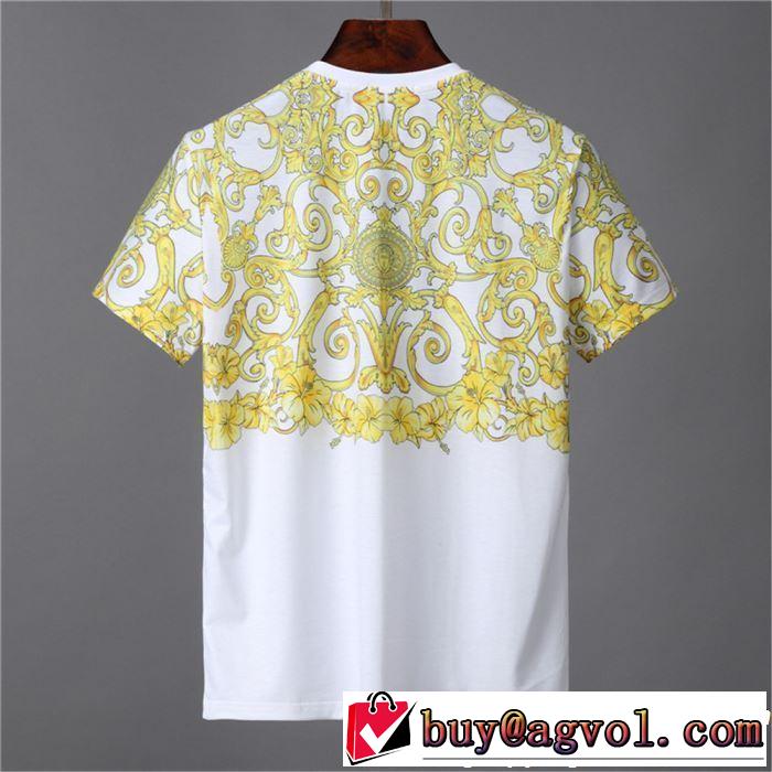 2色可選 半袖Tシャツ VERSACE ヴェルサーチ  2019年春夏のトレンドアイテム 季節感をプラス人気商品