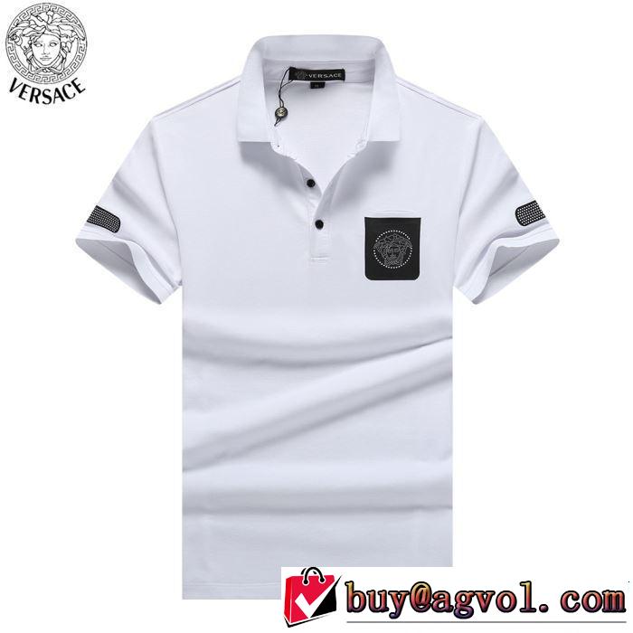2019年最新ファッション VERSACE ヴェルサーチ 半袖Tシャツ 2色可選 春夏シンプルファッションでOK！