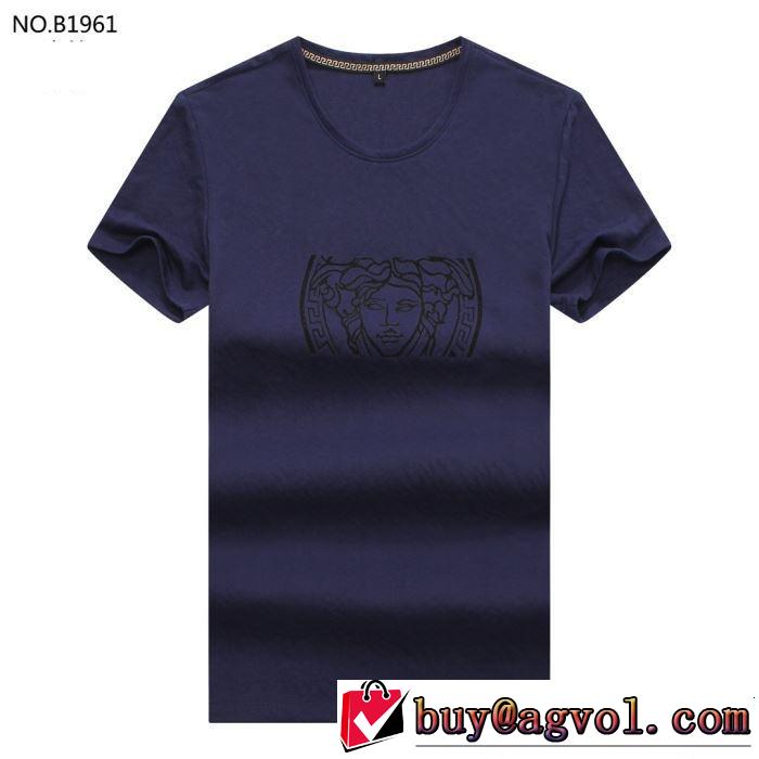 VERSACE ヴェルサーチ 半袖Tシャツ 3色可選 2019春夏のトレンド新商品 優雅で都会的な装いに仕上げ