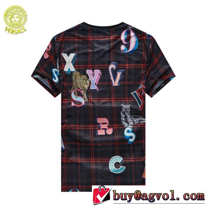 2019春夏は人気定番  VERSACE ヴェルサーチ 半袖Tシャツ 最新のトレンドブランド人気的