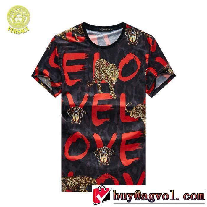 人気夏ファションおすすめ 《2019年》今、注目のストリート 半袖Tシャツ  VERSACE ヴェルサーチ