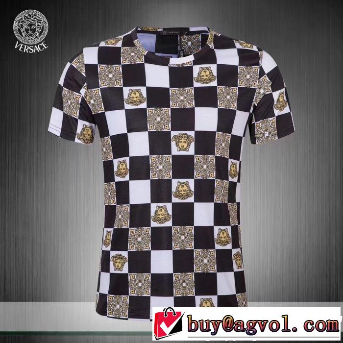 VERSACE ヴェルサーチ 半袖Tシャツ 3色可選 人気ストリートブランド新品 2019年春夏シーズンの人気