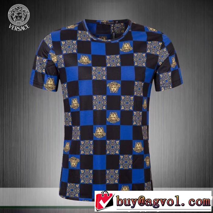 VERSACE ヴェルサーチ 半袖Tシャツ 3色可選 人気ストリートブランド新品 2019年春夏シーズンの人気