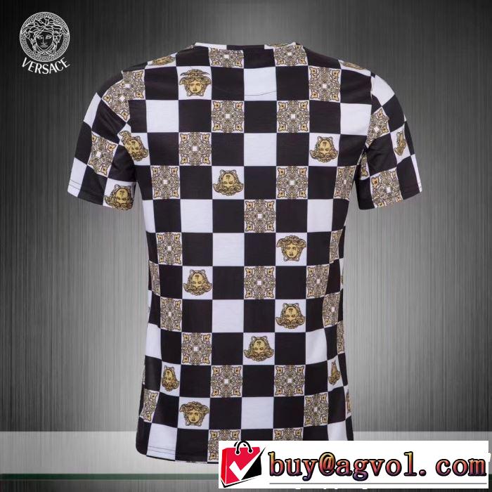 VERSACE ヴェルサーチ 半袖Tシャツ 3色可選 人気ストリートブランド新品 2019年春夏シーズンの人気