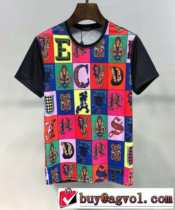 2019春夏の大注目トレンド ヴェルサーチ お勧め使える未入荷ブランド VERSACE Tシャツ/半袖