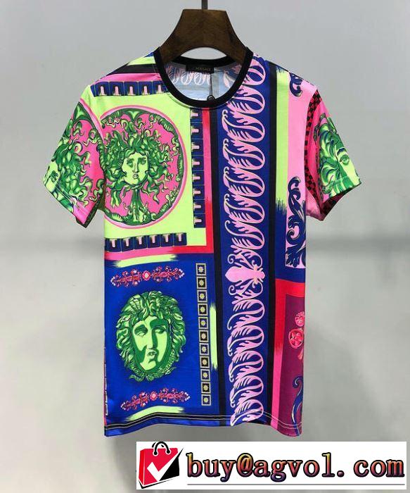 春夏の流行り2019新品 ヴェルサーチ2019SSのトレンド商品 VERSACE Tシャツ/半袖 新作オシャレ