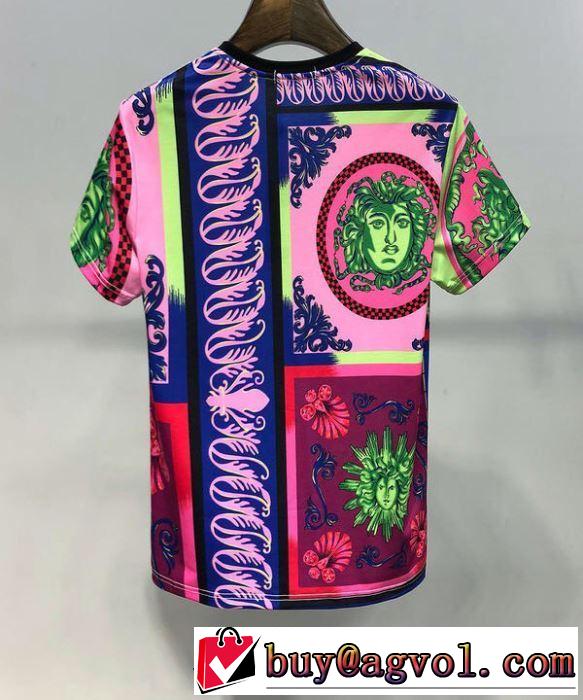 春夏の流行り2019新品 ヴェルサーチ2019SSのトレンド商品 VERSACE Tシャツ/半袖 新作オシャレ