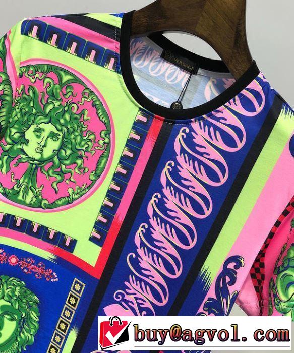 春夏の流行り2019新品 ヴェルサーチ2019SSのトレンド商品 VERSACE Tシャツ/半袖 新作オシャレ