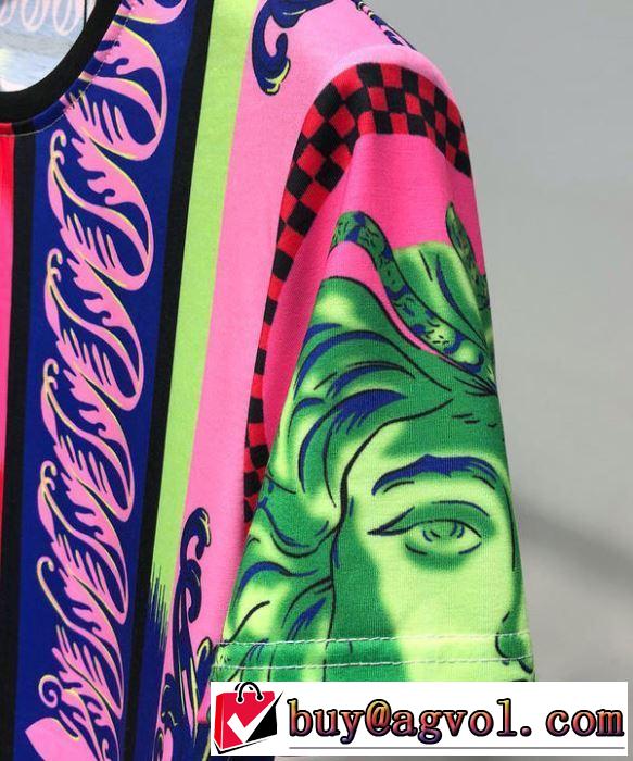 春夏の流行り2019新品 ヴェルサーチ2019SSのトレンド商品 VERSACE Tシャツ/半袖 新作オシャレ
