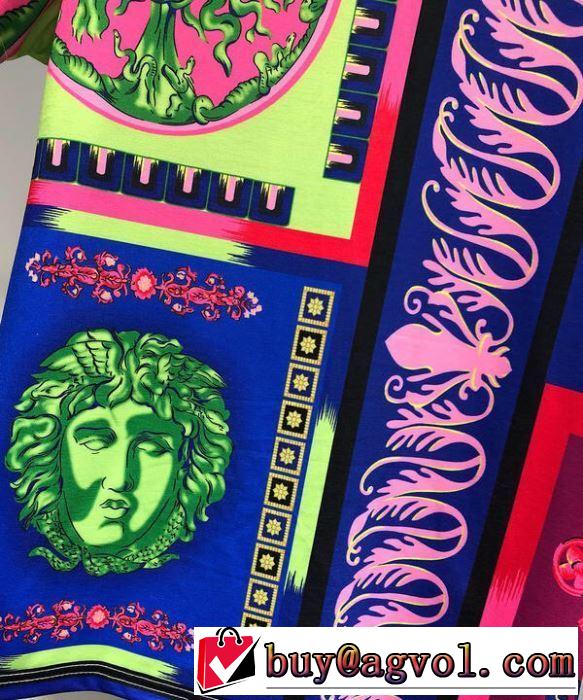 春夏の流行り2019新品 ヴェルサーチ2019SSのトレンド商品 VERSACE Tシャツ/半袖 新作オシャレ