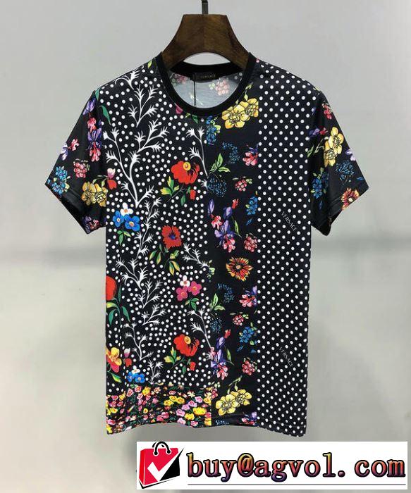 2019年最新ファッション ヴェルサーチVERSACE 必見素敵お上品 Tシャツ/半袖 春夏トレンド