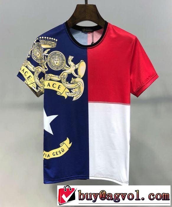 一押し注目ブランドファション ヴェルサーチVERSACE新作オシャレ  Tシャツ/半袖人気上昇中