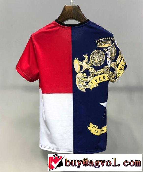 一押し注目ブランドファション ヴェルサーチVERSACE新作オシャレ  Tシャツ/半袖人気上昇中