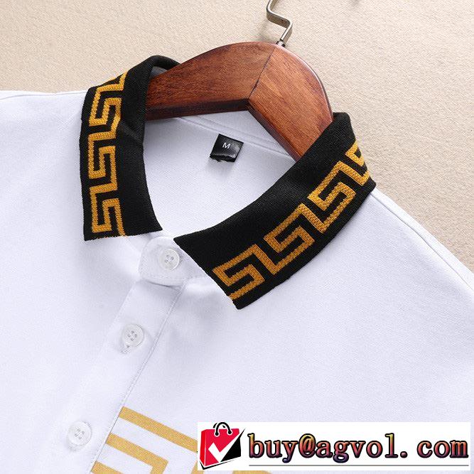 2019夏ファション新品 ヴェルサーチ 夏キレ味をプラス VERSACE 2色可選 Tシャツ/半袖