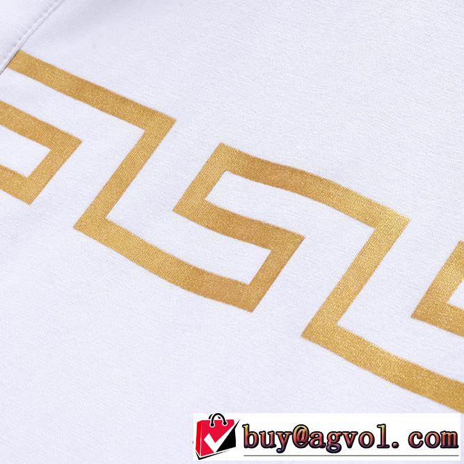 2019夏ファション新品 ヴェルサーチ 夏キレ味をプラス VERSACE 2色可選 Tシャツ/半袖