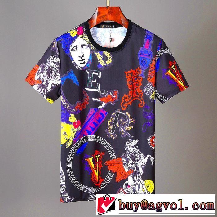 人気上昇中 ヴェルサーチVERSACE 新作オシャレ Tシャツ/半袖 【2019春夏】最新コレクション