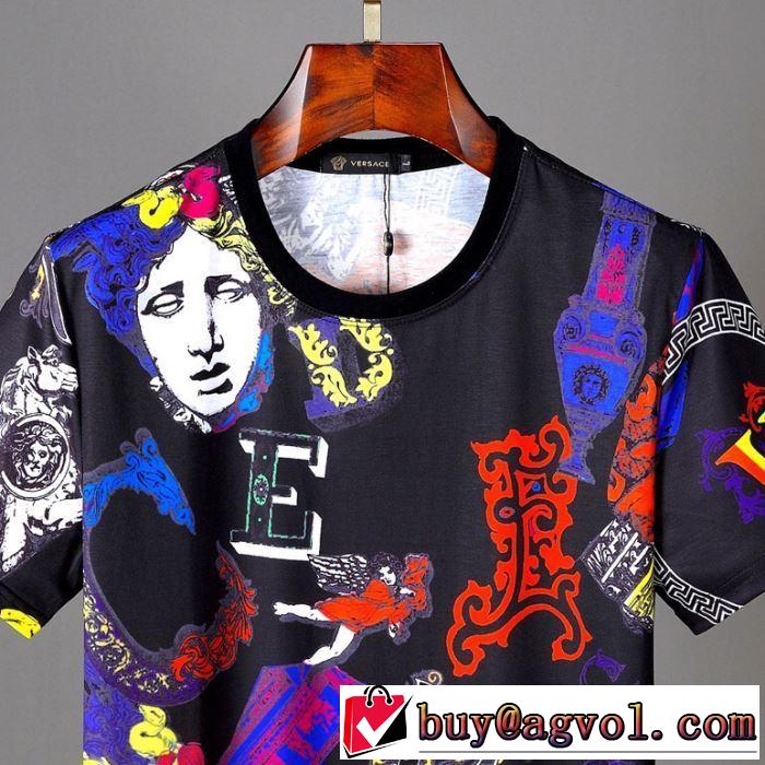 人気上昇中 ヴェルサーチVERSACE 新作オシャレ Tシャツ/半袖 【2019春夏】最新コレクション