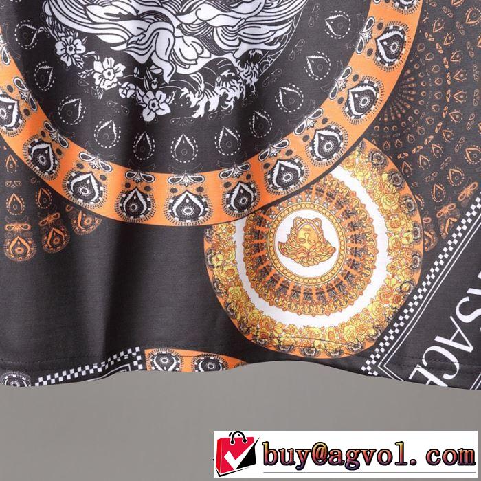 VERSACE 2019夏ファション新品 Tシャツ/半袖 大注目日本未入荷 ヴェルサーチ超あたたかい