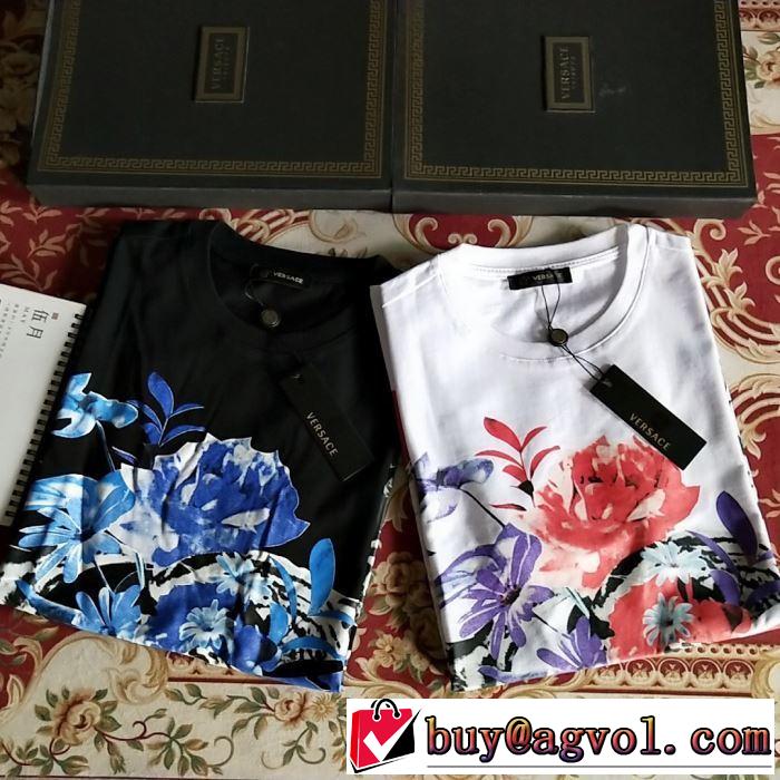Tシャツ/半袖 【2019春夏】最新コレクション ヴェルサーチデザイン抜群のアイテム VERSACE