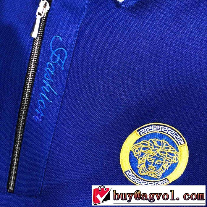 2019年最新ファッション ヴェルサーチ夏キレ味をプラス VERSACE 2色可選 Tシャツ/半袖
