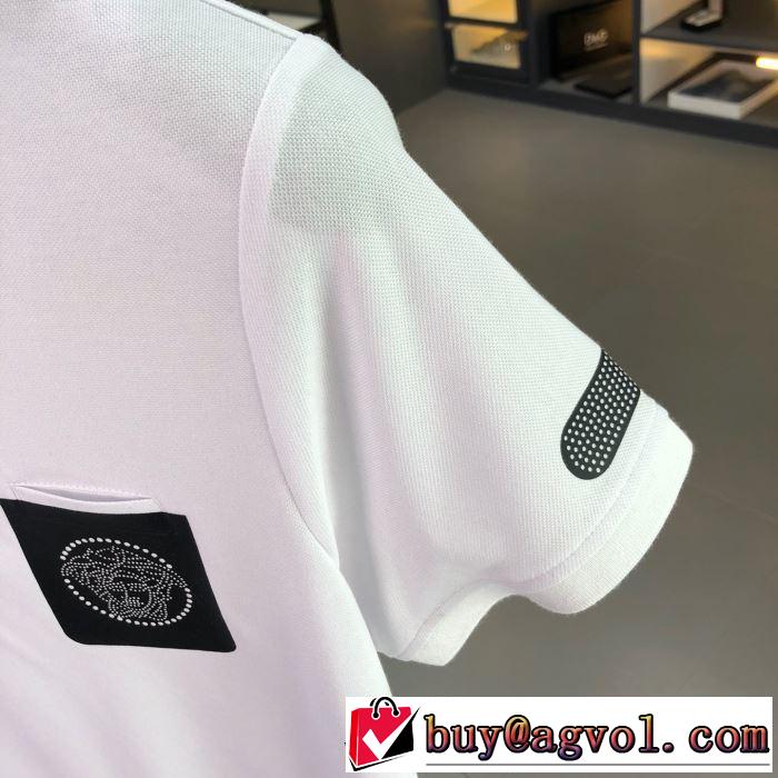 お洒落スタイル ヴェルサーチ春夏の流行り2019新品 VERSACE 2色可選 Tシャツ/半袖 韓国の人気