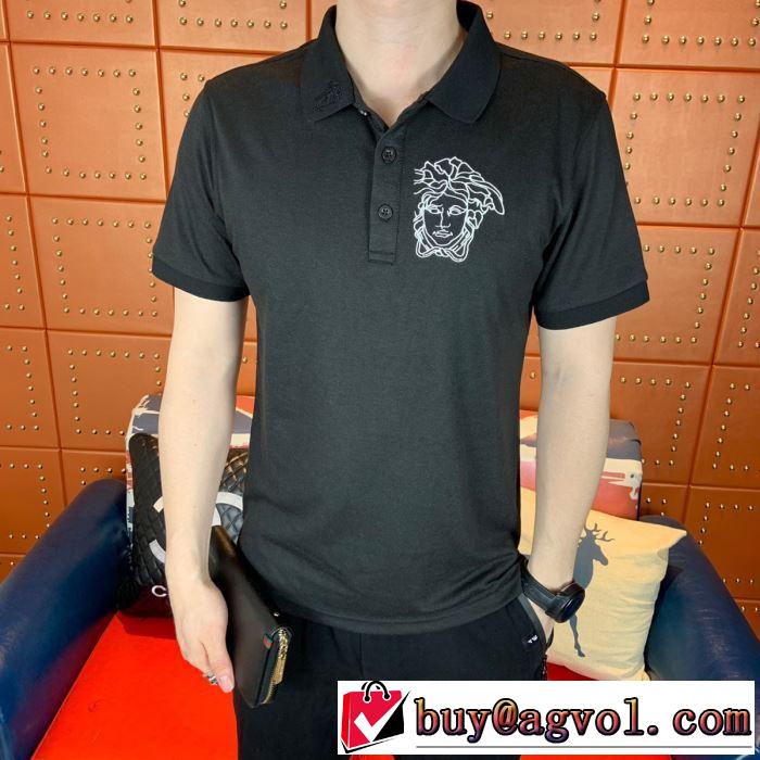 人気モデル愛用 2019SSのトレンド商品 ヴェルサーチVERSACE  Tシャツ/半袖 今年大人気