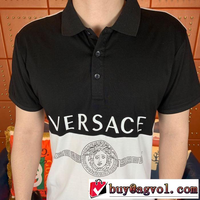 デザイン抜群のアイテム ヴェルサーチVERSACE 2色可選 Tシャツ/半袖 2019SSのトレンド商品