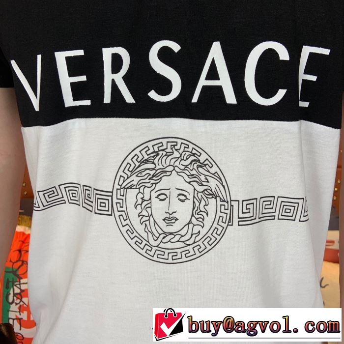 デザイン抜群のアイテム ヴェルサーチVERSACE 2色可選 Tシャツ/半袖 2019SSのトレンド商品