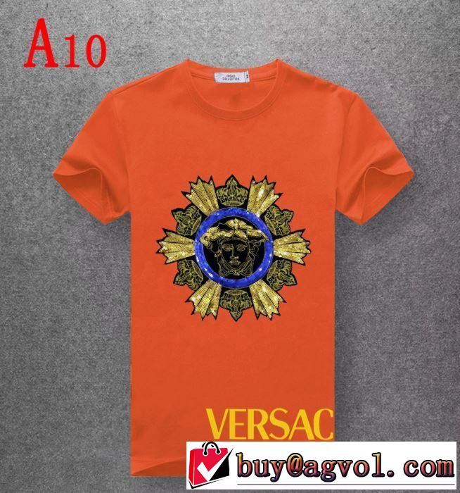 夏キレ味をプラス ヴェルサーチ 2019SSのトレンド商品 VERSACE 多色可選 Tシャツ/半袖