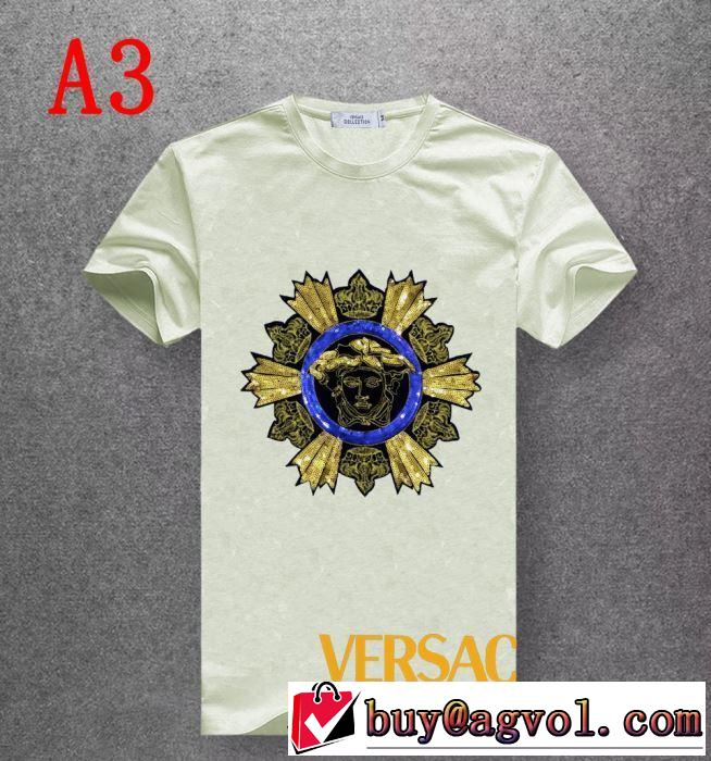 夏キレ味をプラス ヴェルサーチ 2019SSのトレンド商品 VERSACE 多色可選 Tシャツ/半袖