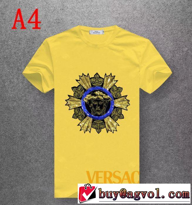 夏キレ味をプラス ヴェルサーチ 2019SSのトレンド商品 VERSACE 多色可選 Tシャツ/半袖