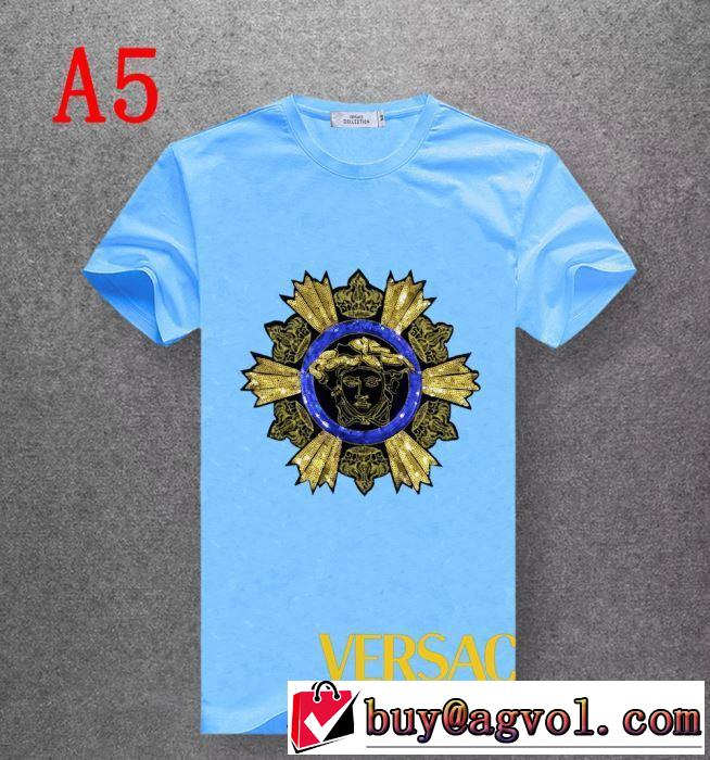夏キレ味をプラス ヴェルサーチ 2019SSのトレンド商品 VERSACE 多色可選 Tシャツ/半袖