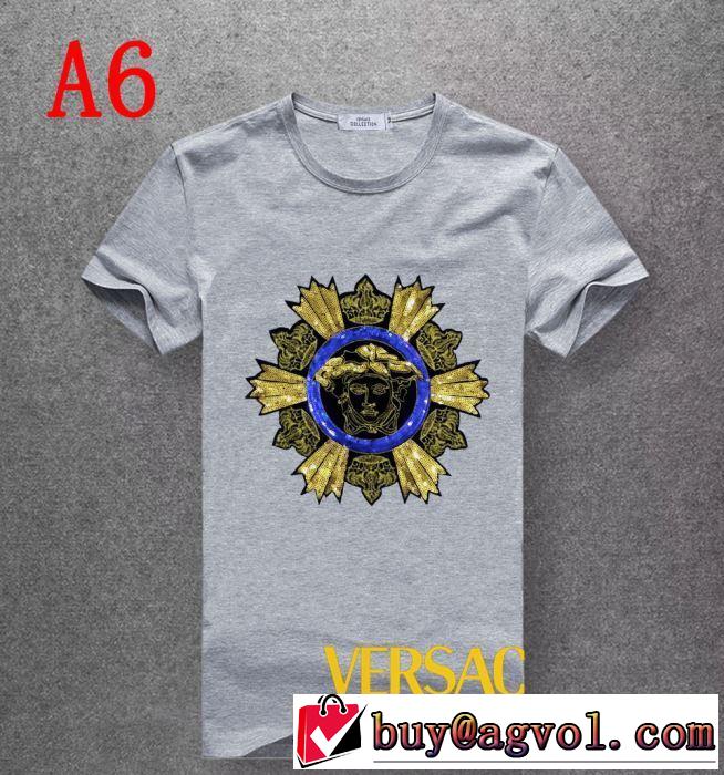 夏キレ味をプラス ヴェルサーチ 2019SSのトレンド商品 VERSACE 多色可選 Tシャツ/半袖