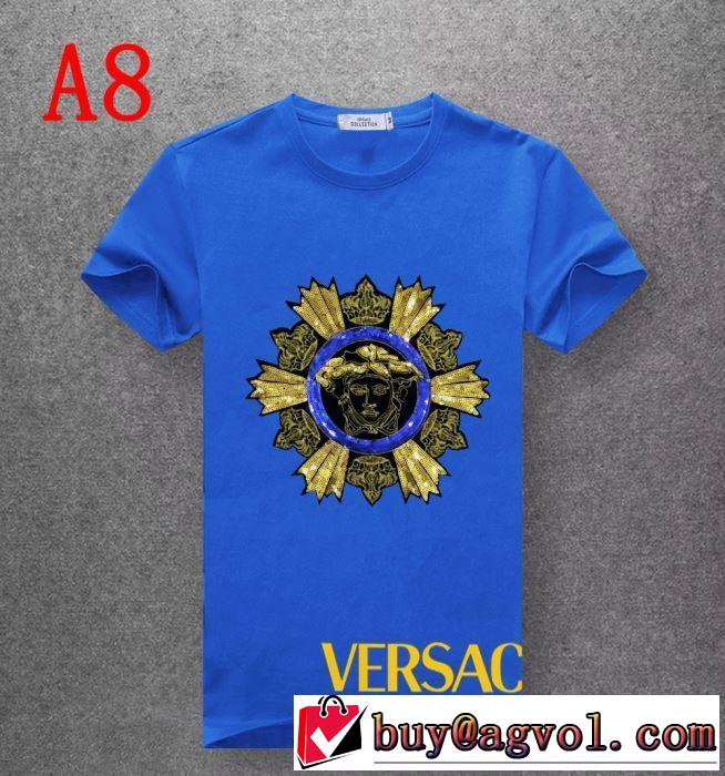 夏キレ味をプラス ヴェルサーチ 2019SSのトレンド商品 VERSACE 多色可選 Tシャツ/半袖