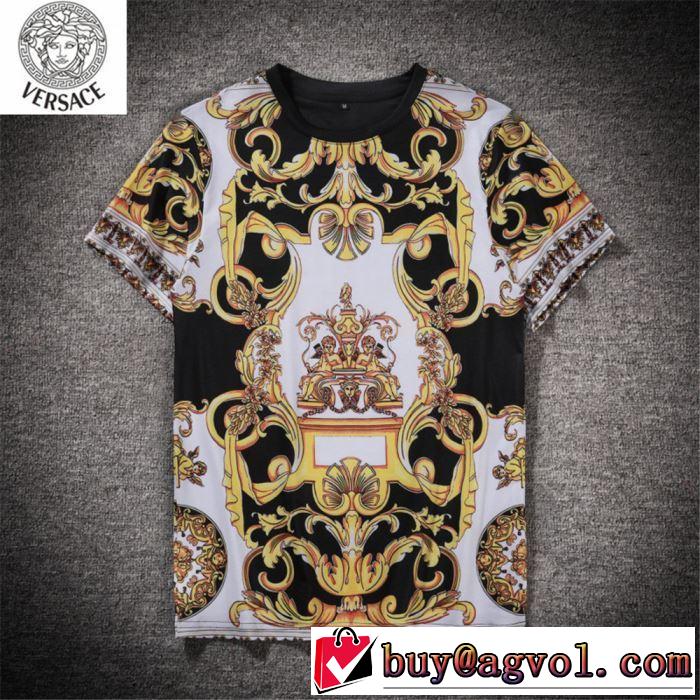 【2019年】夏のファッション  Tシャツ/半袖 ヴェルサーチ VERSACE 期間限定価格  入手超困難