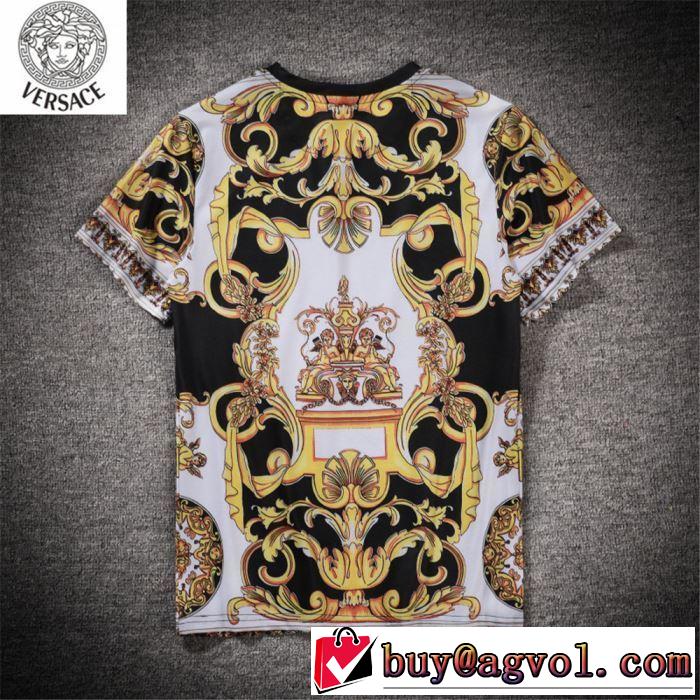 【2019年】夏のファッション  Tシャツ/半袖 ヴェルサーチ VERSACE 期間限定価格  入手超困難