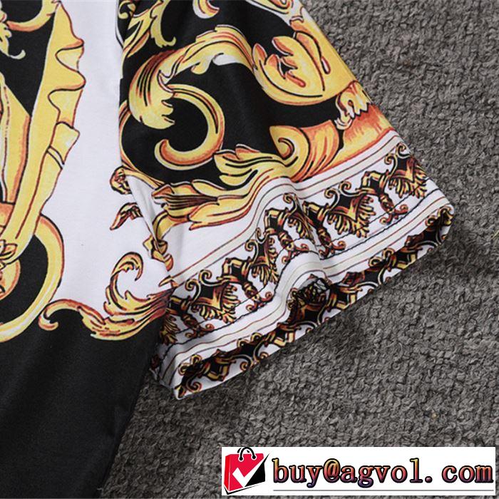 【2019年】夏のファッション  Tシャツ/半袖 ヴェルサーチ VERSACE 期間限定価格  入手超困難