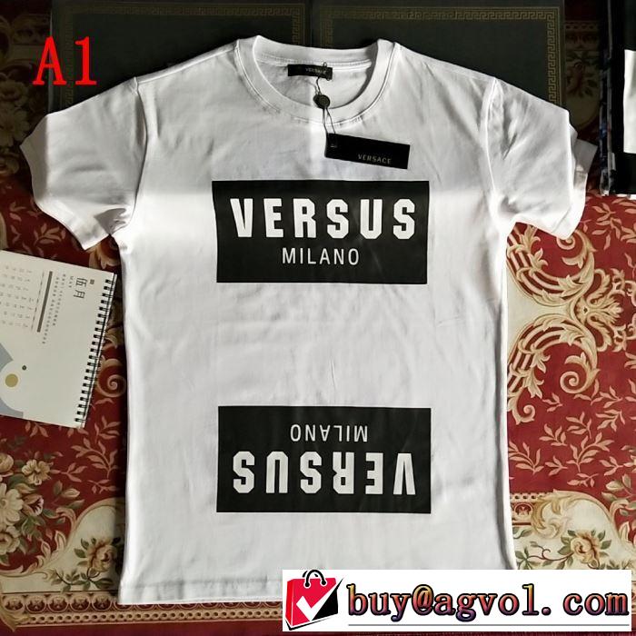 おすすめな大人のトレンド ヴェルサーチVERSACE 3色可選 Tシャツ/半袖 2019夏ファション新品