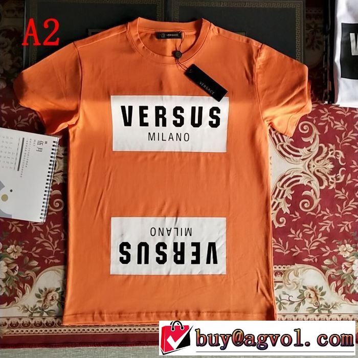 おすすめな大人のトレンド ヴェルサーチVERSACE 3色可選 Tシャツ/半袖 2019夏ファション新品