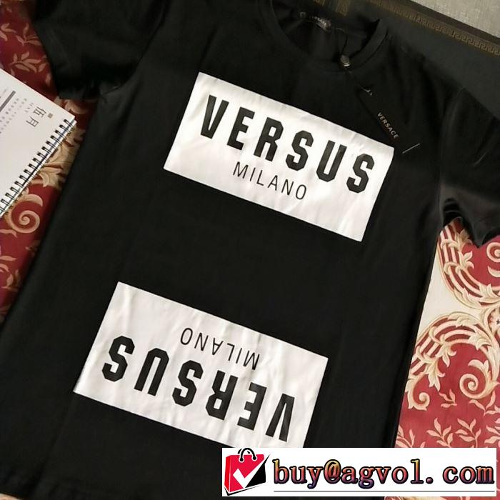 おすすめな大人のトレンド ヴェルサーチVERSACE 3色可選 Tシャツ/半袖 2019夏ファション新品