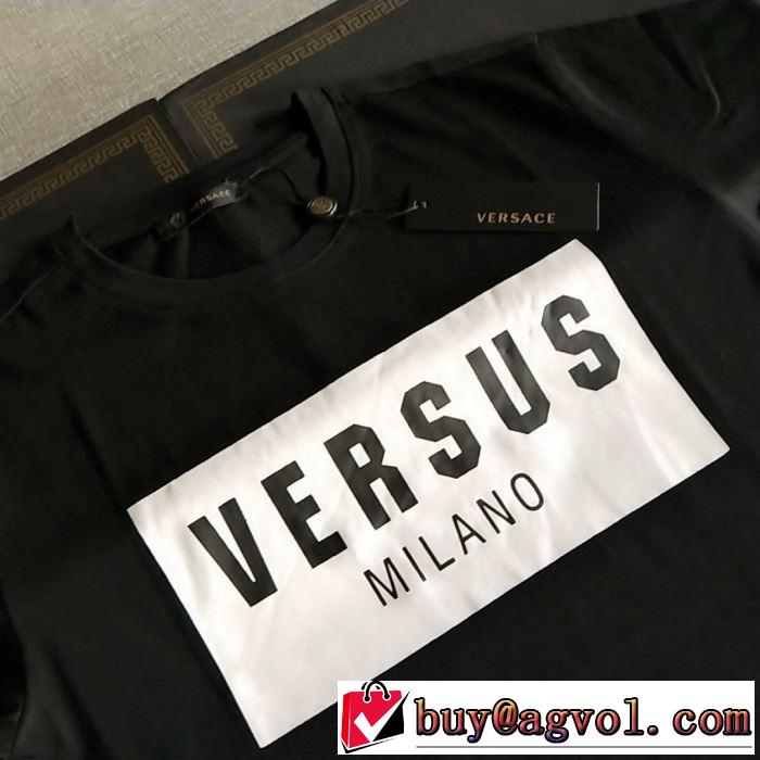 おすすめな大人のトレンド ヴェルサーチVERSACE 3色可選 Tシャツ/半袖 2019夏ファション新品