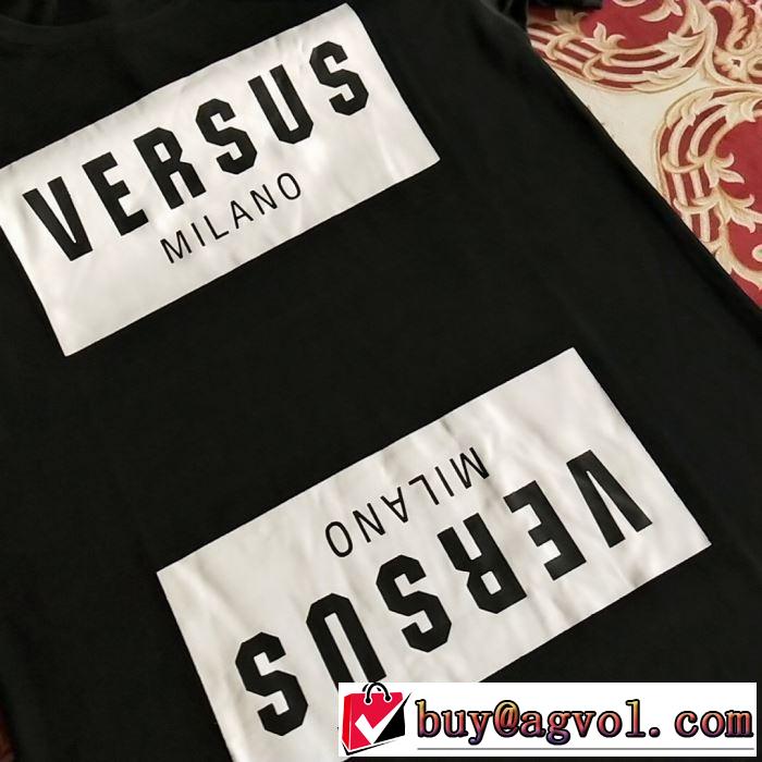 おすすめな大人のトレンド ヴェルサーチVERSACE 3色可選 Tシャツ/半袖 2019夏ファション新品