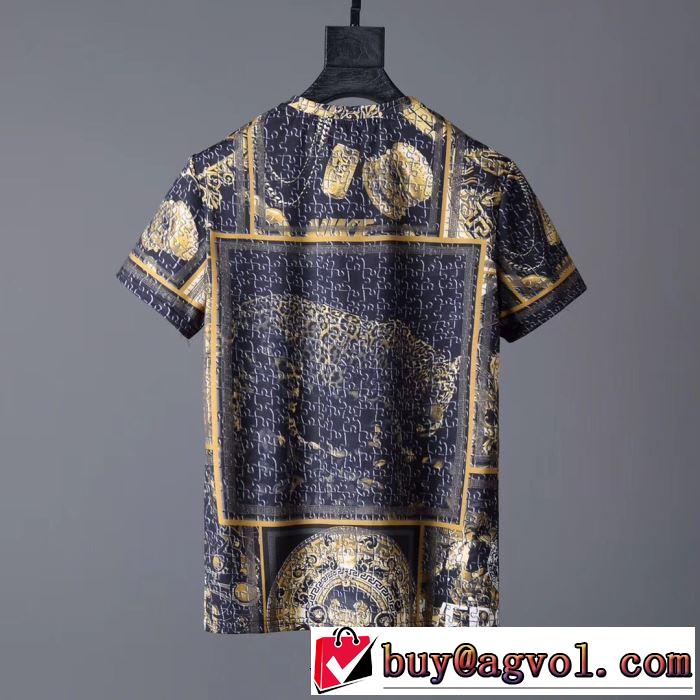 春夏の流行り2019新品 ヴェルサーチ VERSACE 在庫手元にあり即発セール必需品Tシャツ/半袖