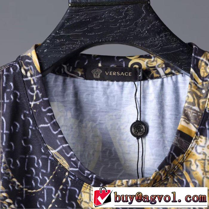 春夏の流行り2019新品 ヴェルサーチ VERSACE 在庫手元にあり即発セール必需品Tシャツ/半袖