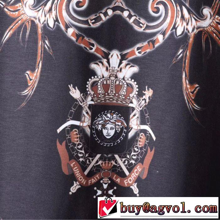 シンプル使える ヴェルサーチ春夏の流行り2019新品 VERSACE  Tシャツ/半袖超あたたかい