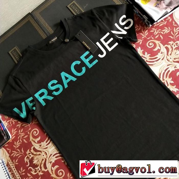 最新で完売確実 ヴェルサーチ VERSACE Tシャツ/半袖 コーデ選ばずおしゃれのポイント